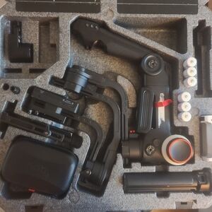 Advanced Black and Red VR Gimbal Stabilizer